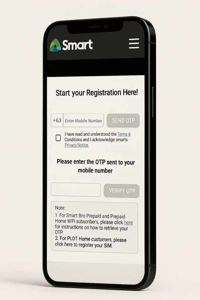 Smart Sim Registration 2