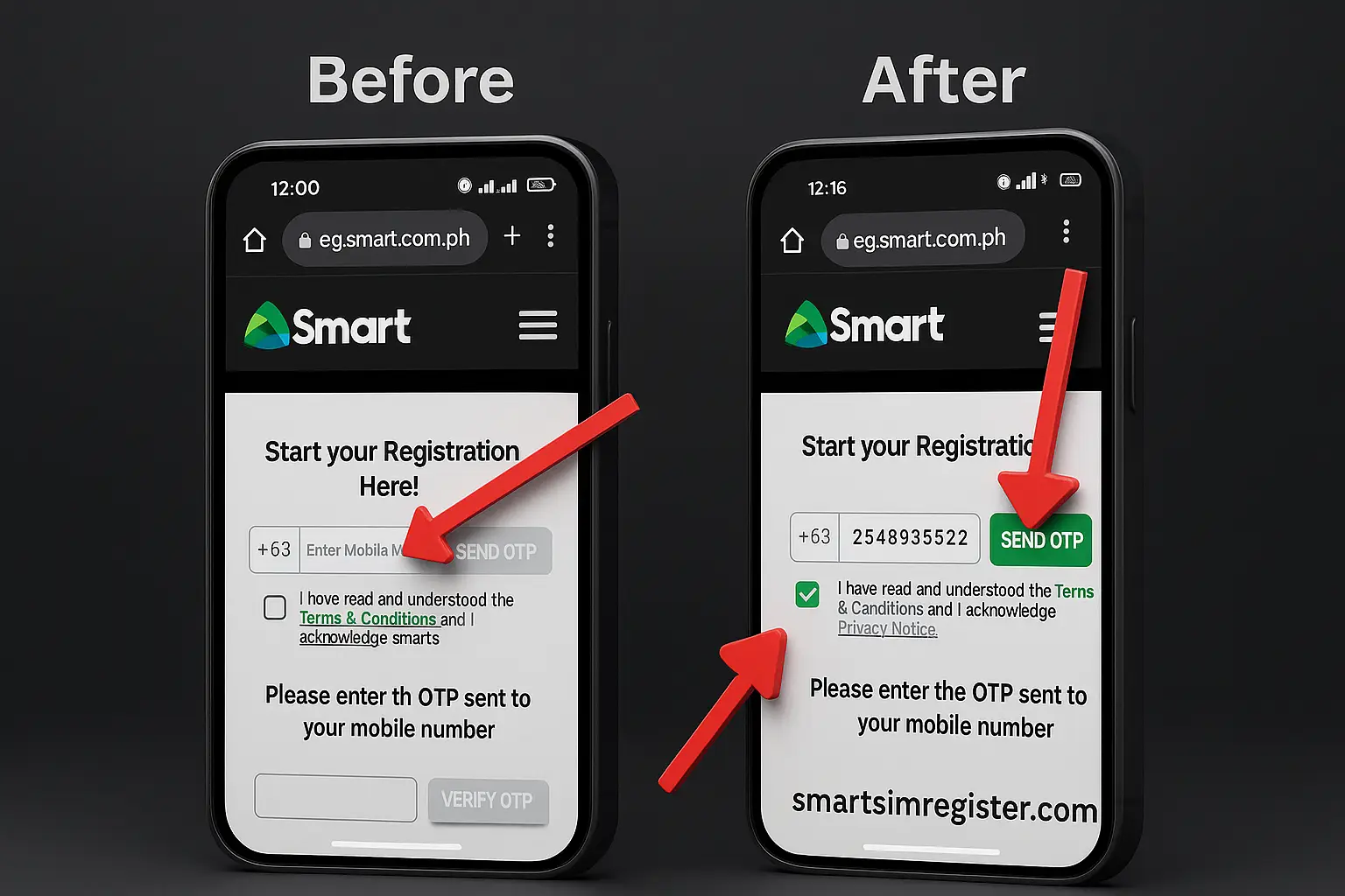 smart sim registration online